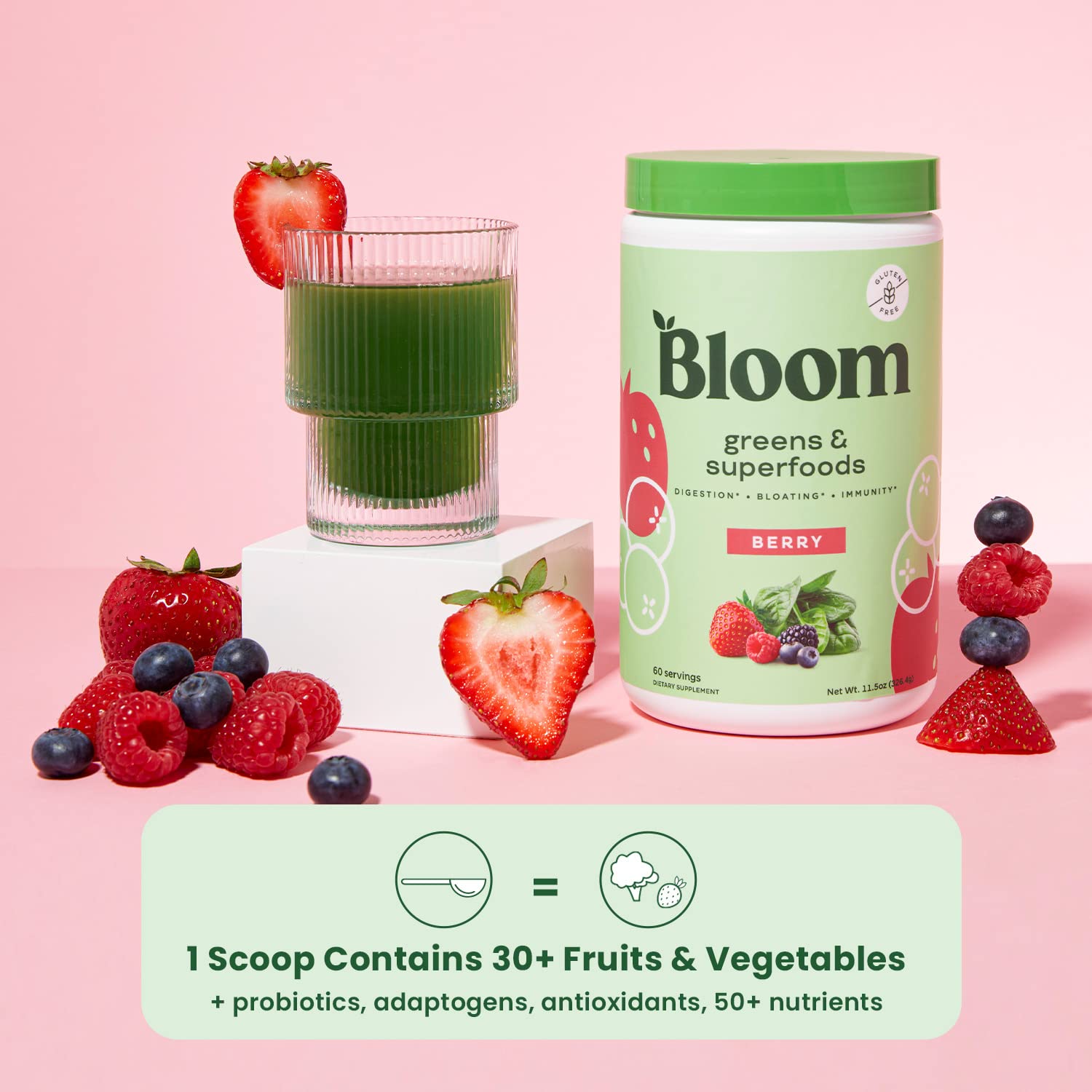 Bloom Nutrition Greens And Superfoods Powder For