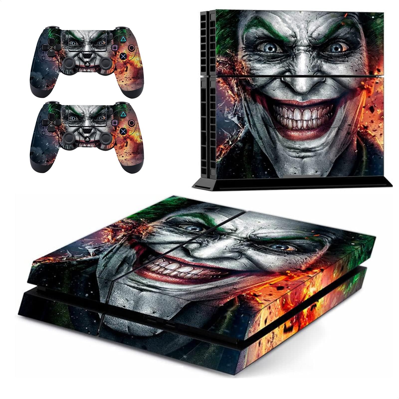 PS4 skin joker vinyl decal cover for Sony playstation 4 n two controllers