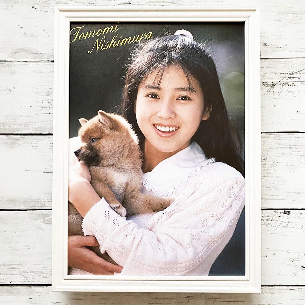西村直之、光と風の詩（アッシジ）、希少な画集より、新品高級額・額装付 Amazon.co.jp: 額装品西村知美 80年代アイドル若い頃ポスター風
