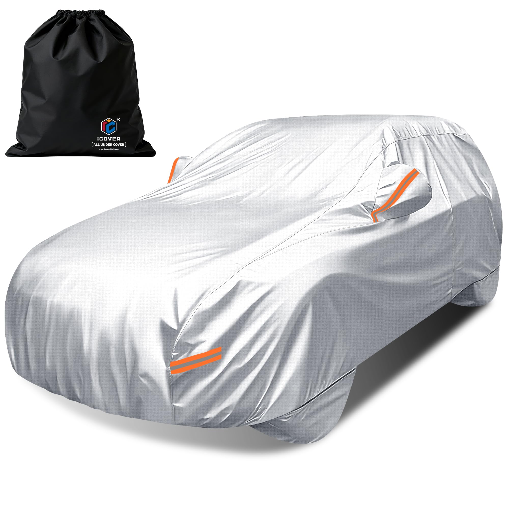 iCOVER Car Cover All Weather Exterior SUV Cover Designed for Audi Q5 BMW X3 Mercedes GLC 1st Gen