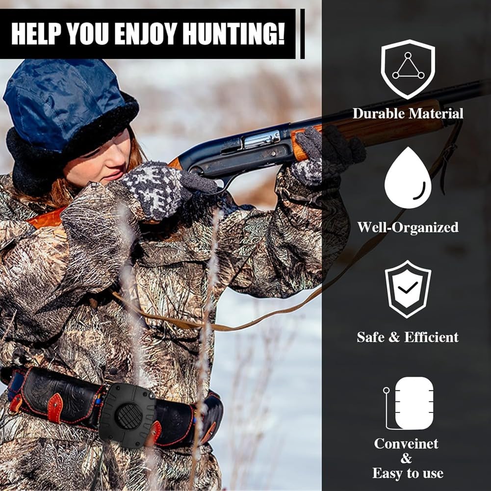 Treestand - Polipasto retráctil de 29.5 pies para caza, accesorios de equipo de caza rápidos y fáciles, 2 unidades