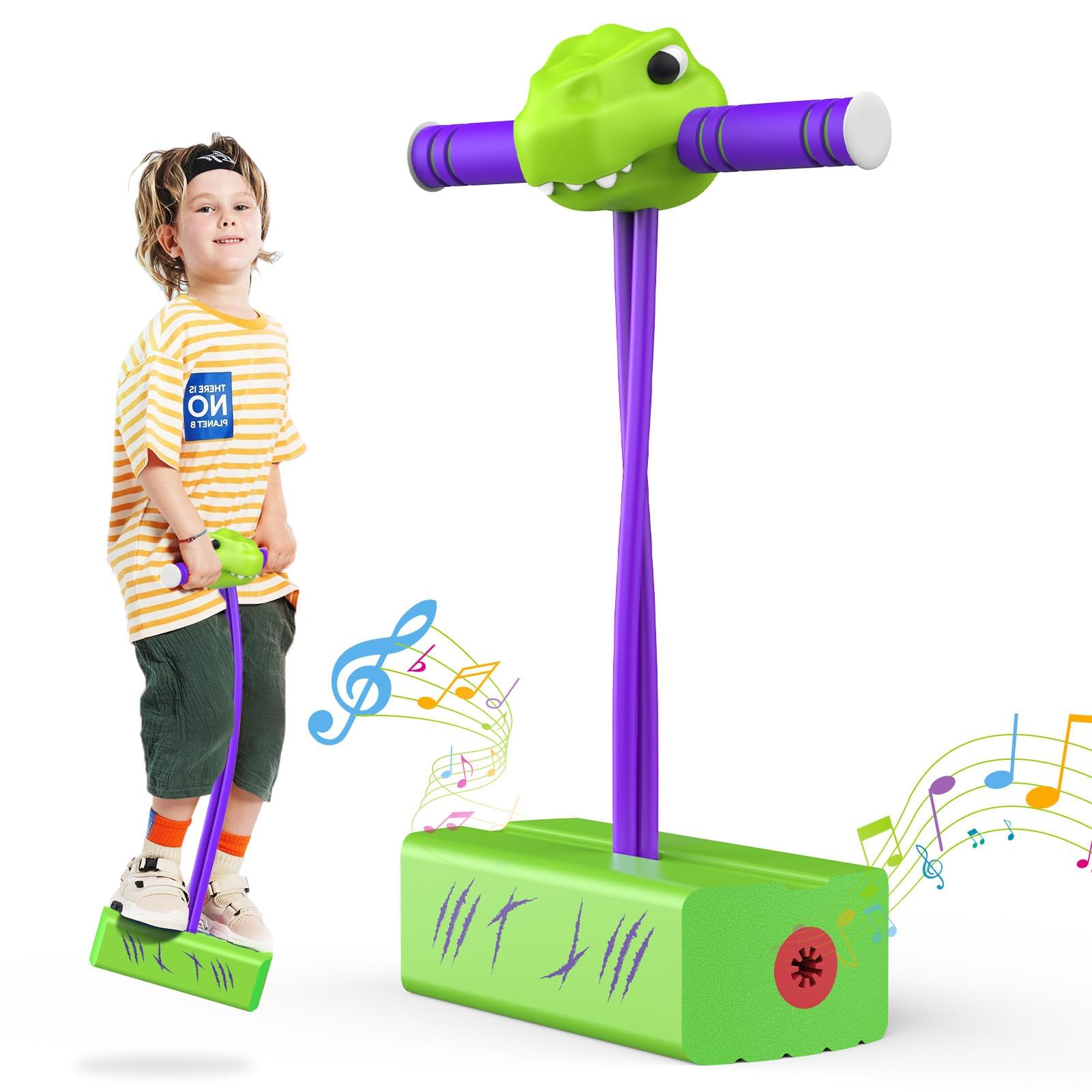 KASTWAVE New Bounce Pogo Stick for Toddlers, Foam Pogo Jumper, for Kids  Pogo Stick for Kids, Foam Jumper for Age 3-8, Outdoor Jumping Toys, Outdoor