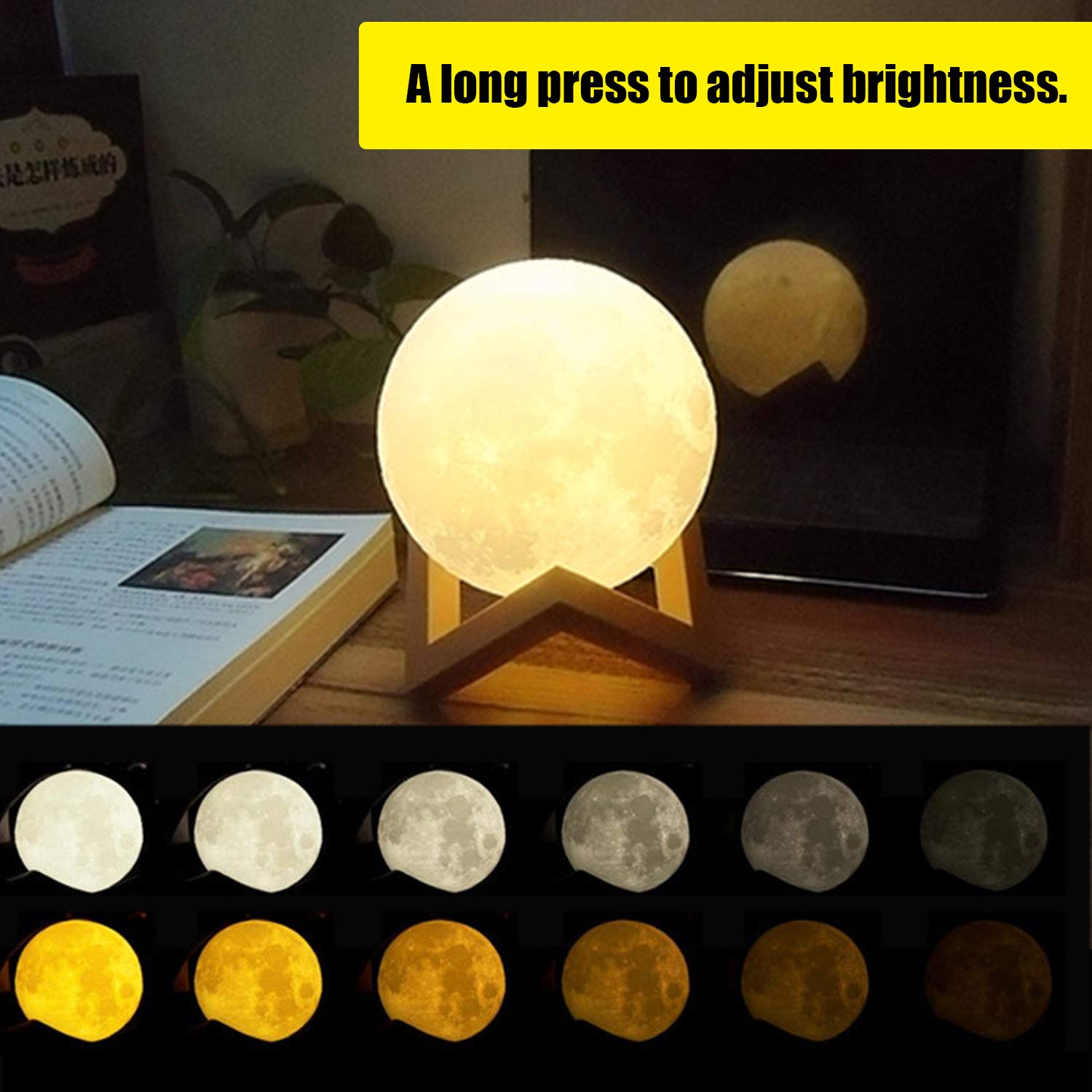 Amazon.co.jp: FZFR ユニーク 誕生日 プレゼント ムーン ランプ