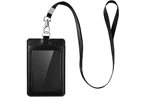 FBI Vertical ID Badge Holder with Lanyard