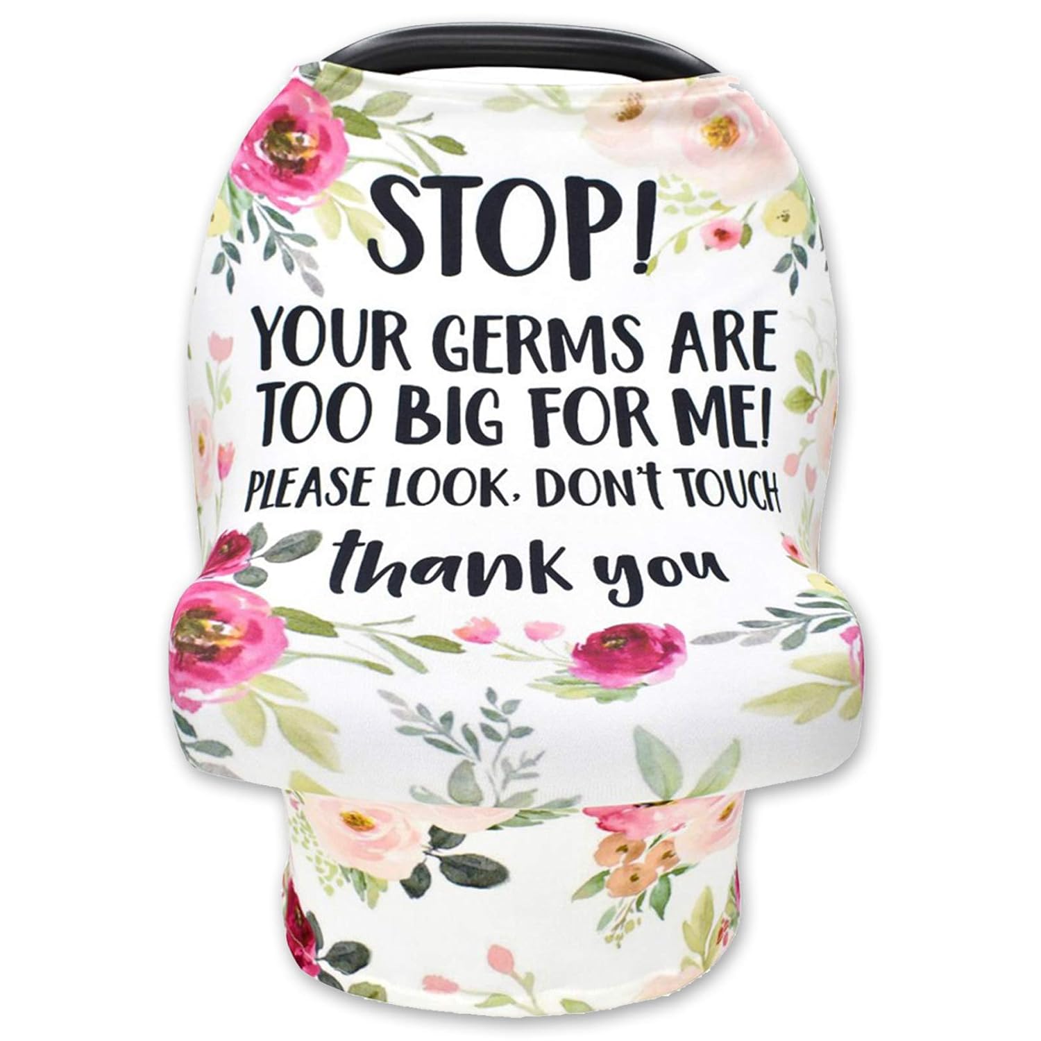 Car seat Canopy for Baby, No Touching Sign Flower Car Seat Covers for Newborn, Infant Stroller Covers for Boy Girl, Multiuse Nursing Covers for Breastfeeding, Ultra-Soft Breathable, Nursing Scarf Car seat Canopy for Baby, No Touching Sign Flower Car Seat Covers for Newborn, Infant Stroller Covers for Boy Girl, Multiuse Nursing Covers for Breastfeeding, Ultra-Soft Breathable, Nursing Scarf