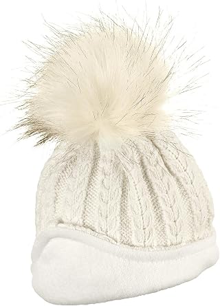 Baby Girl Beanie Ecru