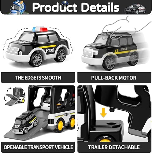 Miniatura 5 de Doloowee Camión militar verde 14 en 1, juego de tanques del ejército con hombres soldados, juguetes de hombres del ejército, juguete de camión