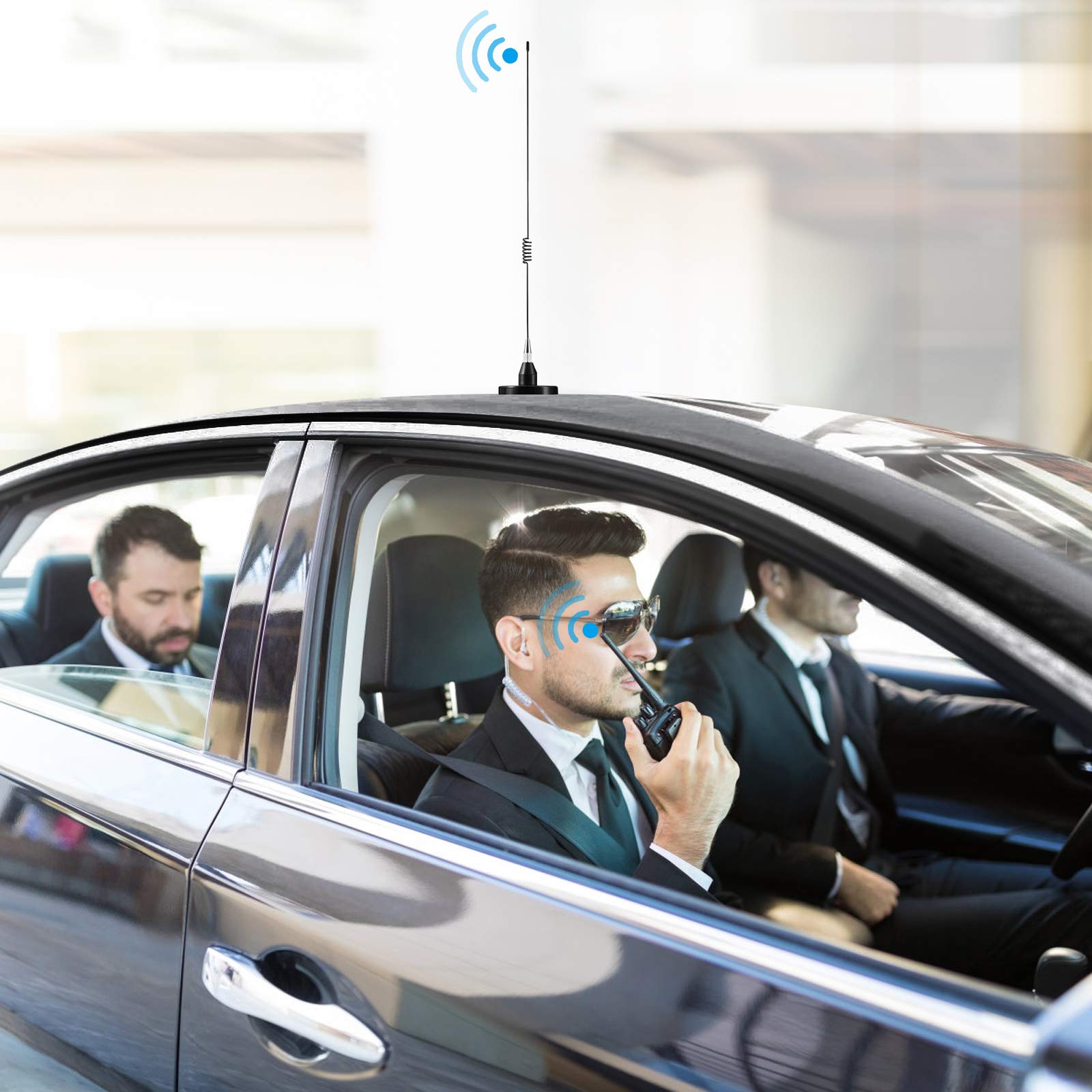 Mobile Radio Antenna Car VHF Antenna Dual Band VHF UHF 136174MHz 400