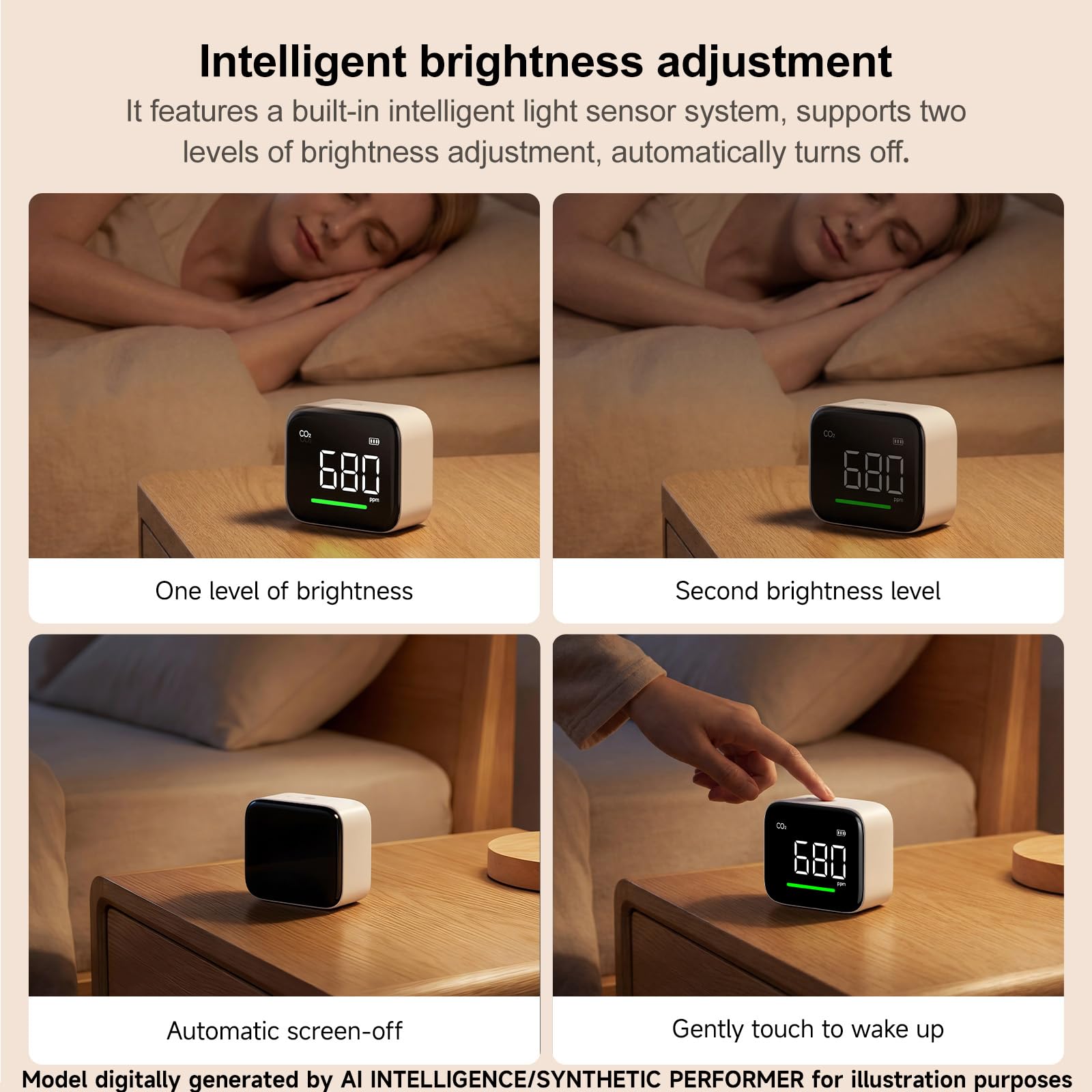 ATuMan CO2 Detector - Indoor Air Quality Monitor -5