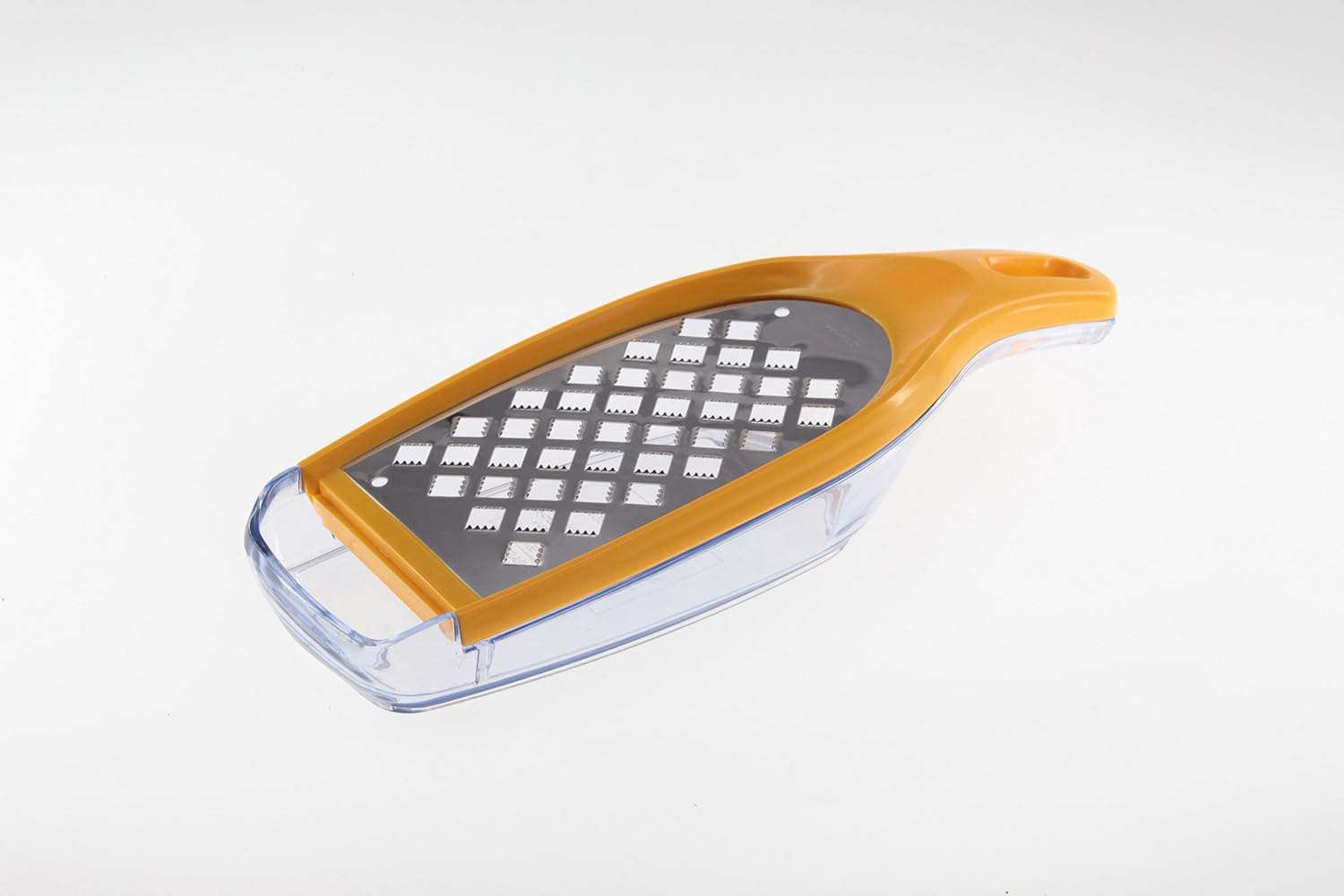 Suncraft FC-114 Grater Set with Saucer, Stainless Steel, Made in Japan, Yellow