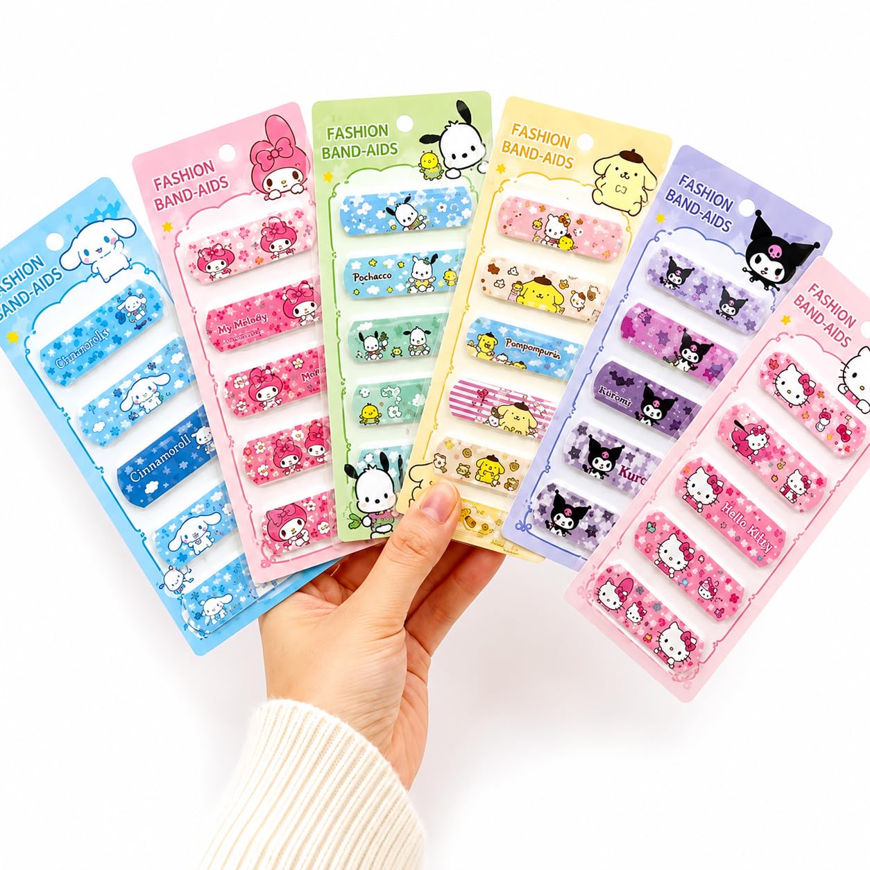 IvBuyNest Kids Cartoon Adhesive Bandages Pack of 20 | Cute Mini Waterproof Bandages with Animal & Fruit Designs | Soft & Breathable First Aid Bandages for Children | Assorted Designs-image-46