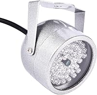 Vista 8 de Fosa 140 luces LED de visión nocturna infrarroja impermeable para cámara CCTV de seguridad