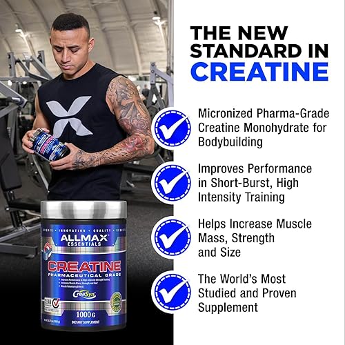 Miniatura 5 de ALLMAX Nutrition Creatine Monohydrate Powder, 1000g