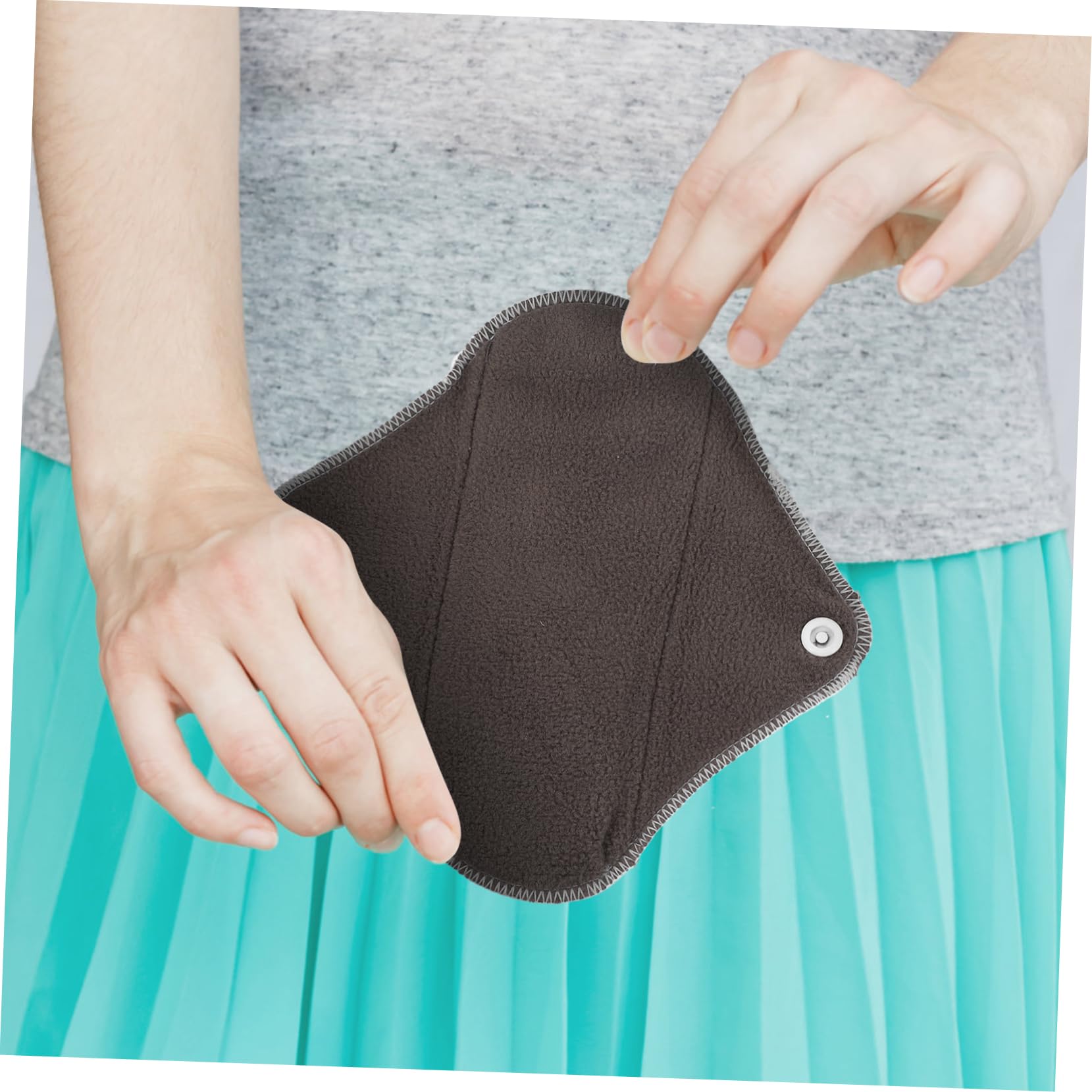minkissy Piezas juego de toallas tía cuecas menstruales Toalla sanitaria reutilizable paño sanitario trajes de mujer almohadilla menstrual de bambú toallitas intimas lavable Toalla tía