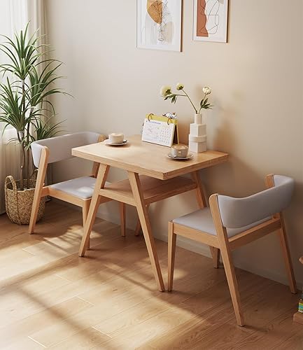 Juego de 3 sillas de mesa apilables Bistro, juego de 2 sillas de mesa, juego de mesa y sillas modernas de mediados de siglo para cocina, comedor,