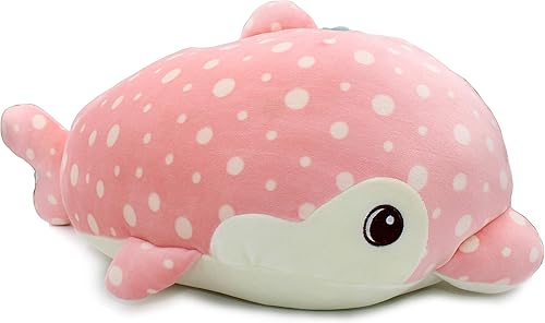 Miniatura 3 de Vintoys Muy suave rosa delfín grande abrazar almohada de peluche muñeca de pez peluche animales de peluche 23.5 pulgadas