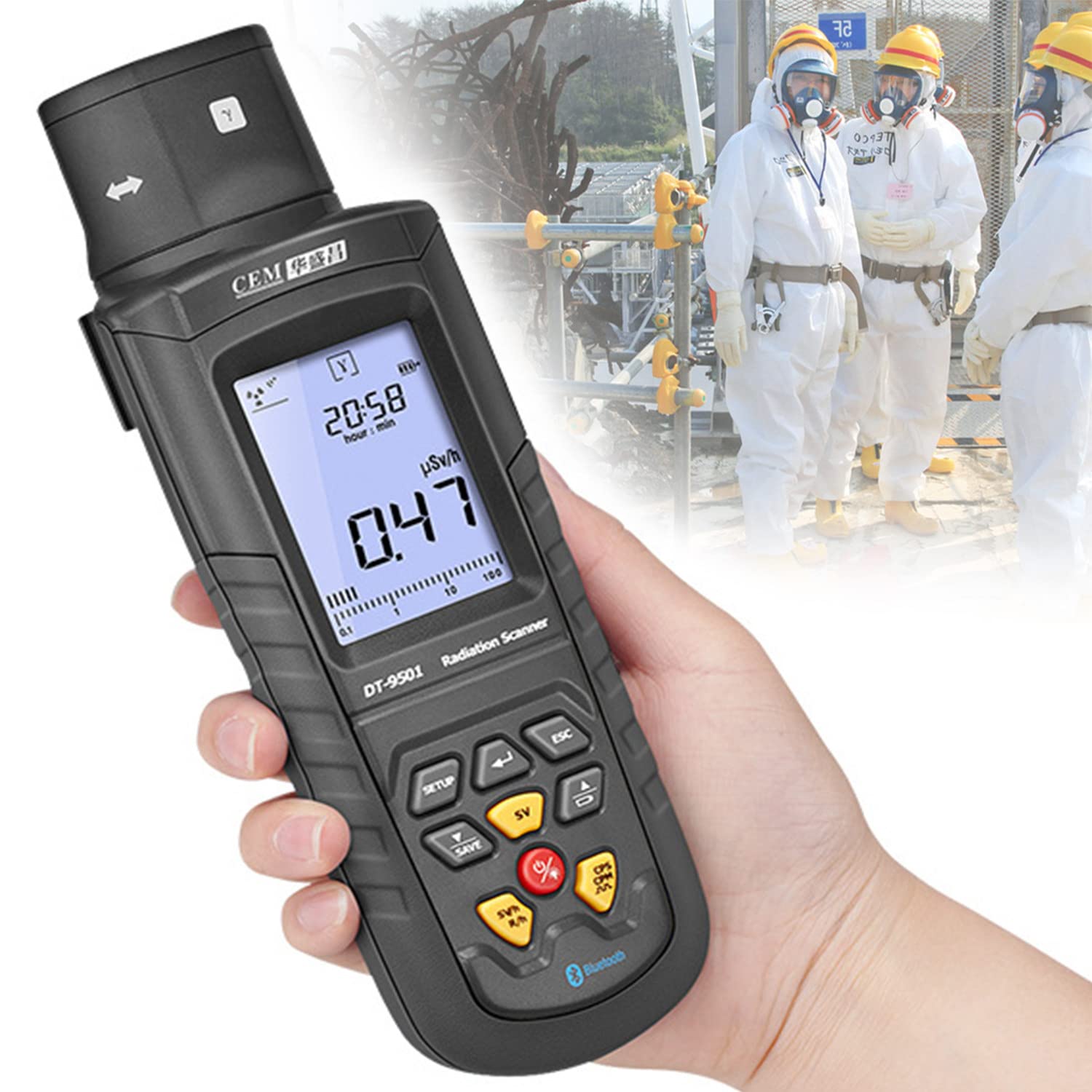 Buy YNITJH Geiger Counter,Professional Nuclear