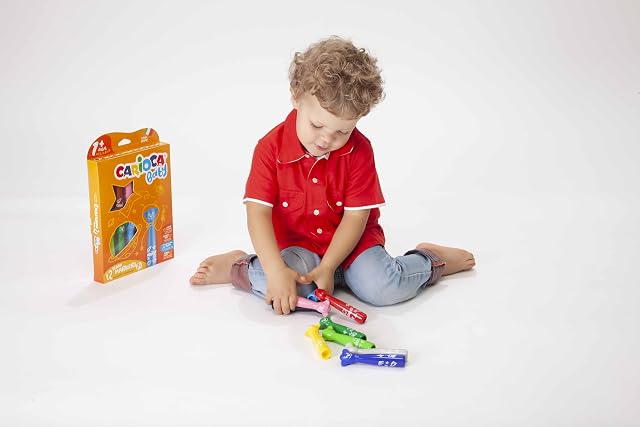 Foto 5 de 6 de Carioca Baby Teddy, Rotuladores para Niños, Coloridos y Ergonómicos para los Pequeños
