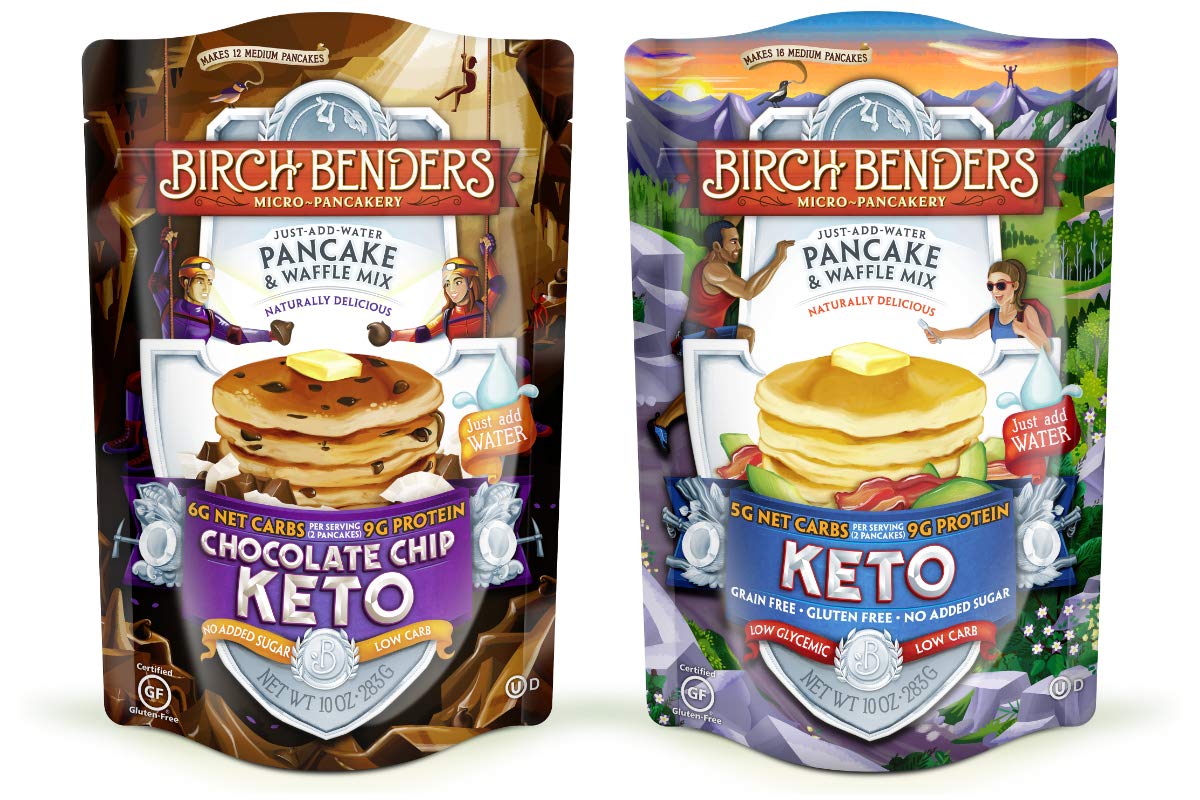 Birch Benders Keto Pancake & Waffle Mix, LowCarb, High