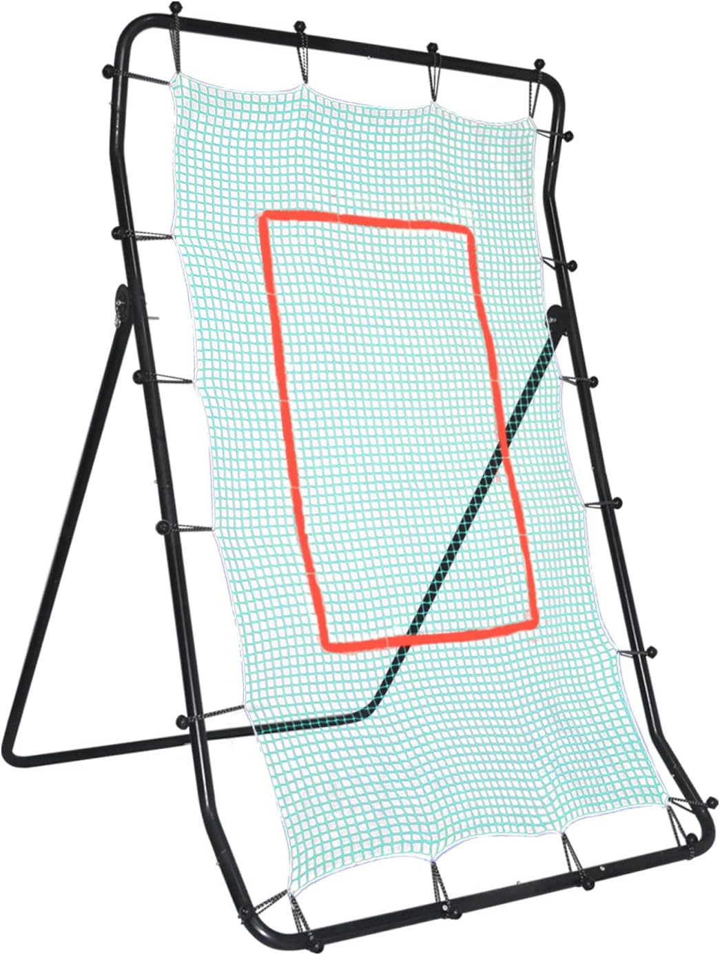 Kapler Softball Pitch Back Baseball Rebounder Adjustable
