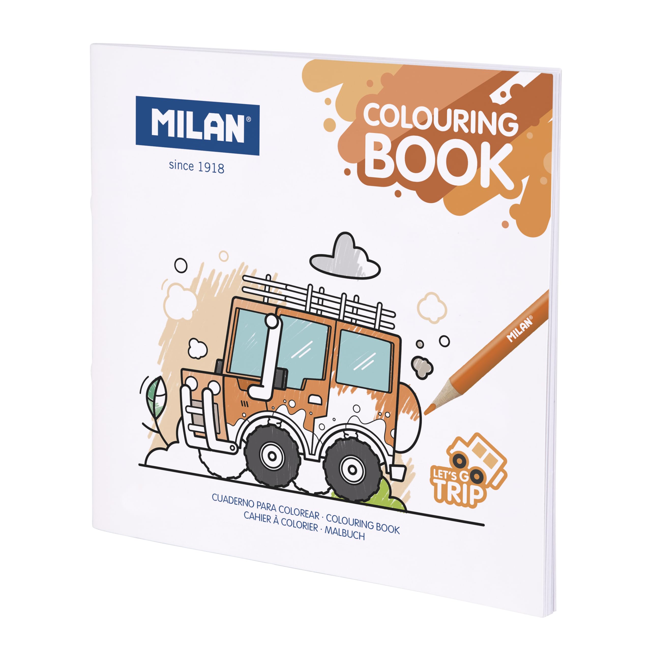 MILAN® Let's Go Trip Colouring Book