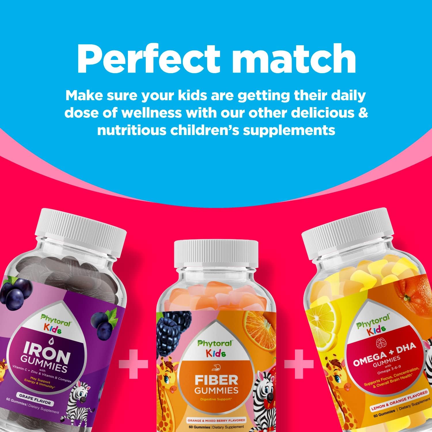 Kids Vitamins Gummy Multivitamin Chewable - Kids Gummy Vitamins for Mood Support Natural Energy Boost and Immune Support for Kids - Kids Immune Support Gummies and Natural Multivitamin for Kids