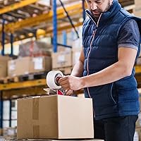 Vista 7 de JARLINK - Cinta de embalaje transparente (6 rollos), cinta de embalaje resistente para envíos, embalajes, mudanzas y sellados; cada rollo mide 2,7