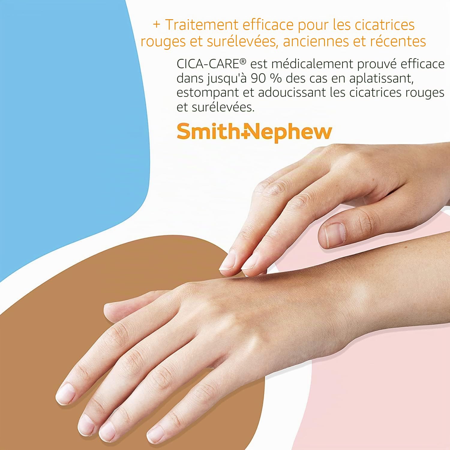 Smith&Nephew Cica-Care Gel Silicone Sheet 12cm x 6cm - Stérile - 1 unité