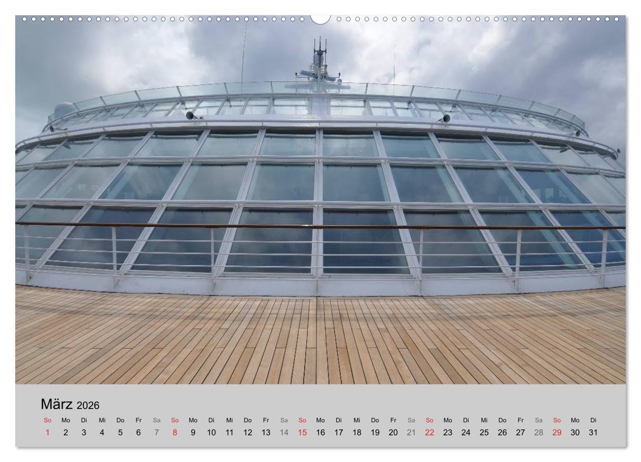 Kreuzfahrt Impressionen (Wandkalender 2026 DIN A2 quer), CALVENDO Monatskalender: 13 exklusive Momente rund um das Thema Kreuzfahrt (CALVENDO Mobilitaet)