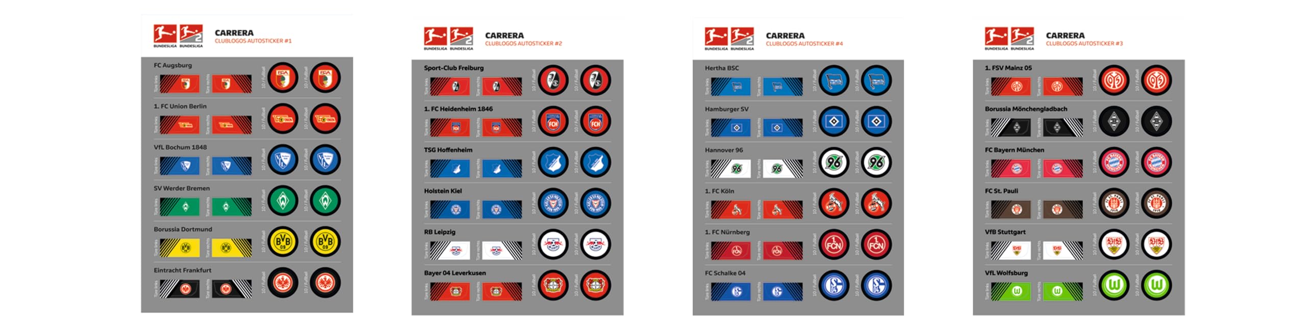 Conjunto de fútbol RC de 2,4 GHz Modelo Bundesliga