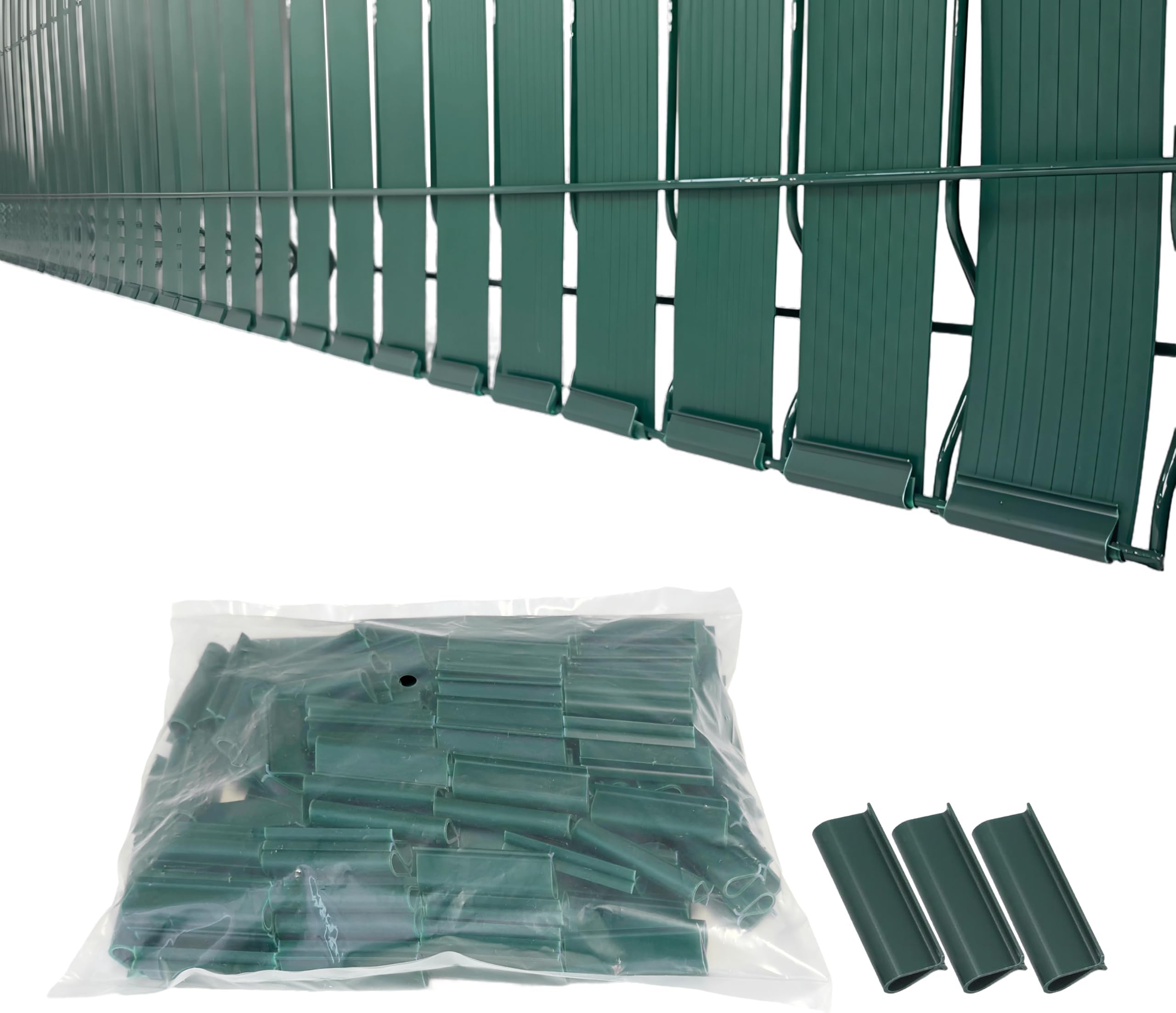 XKMT- Green Mouting Bracket For Chain Link Fence View Blocking Privacy Tape Weave
