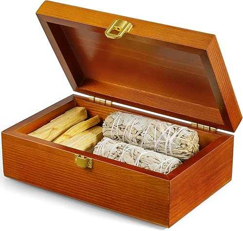 Caja decorativa de madera con tapa, Joyero, Caja de recuerdos, Pequeñas cajas de recuerdo con tapas, Caja de regalo de madera, Rojo marrón