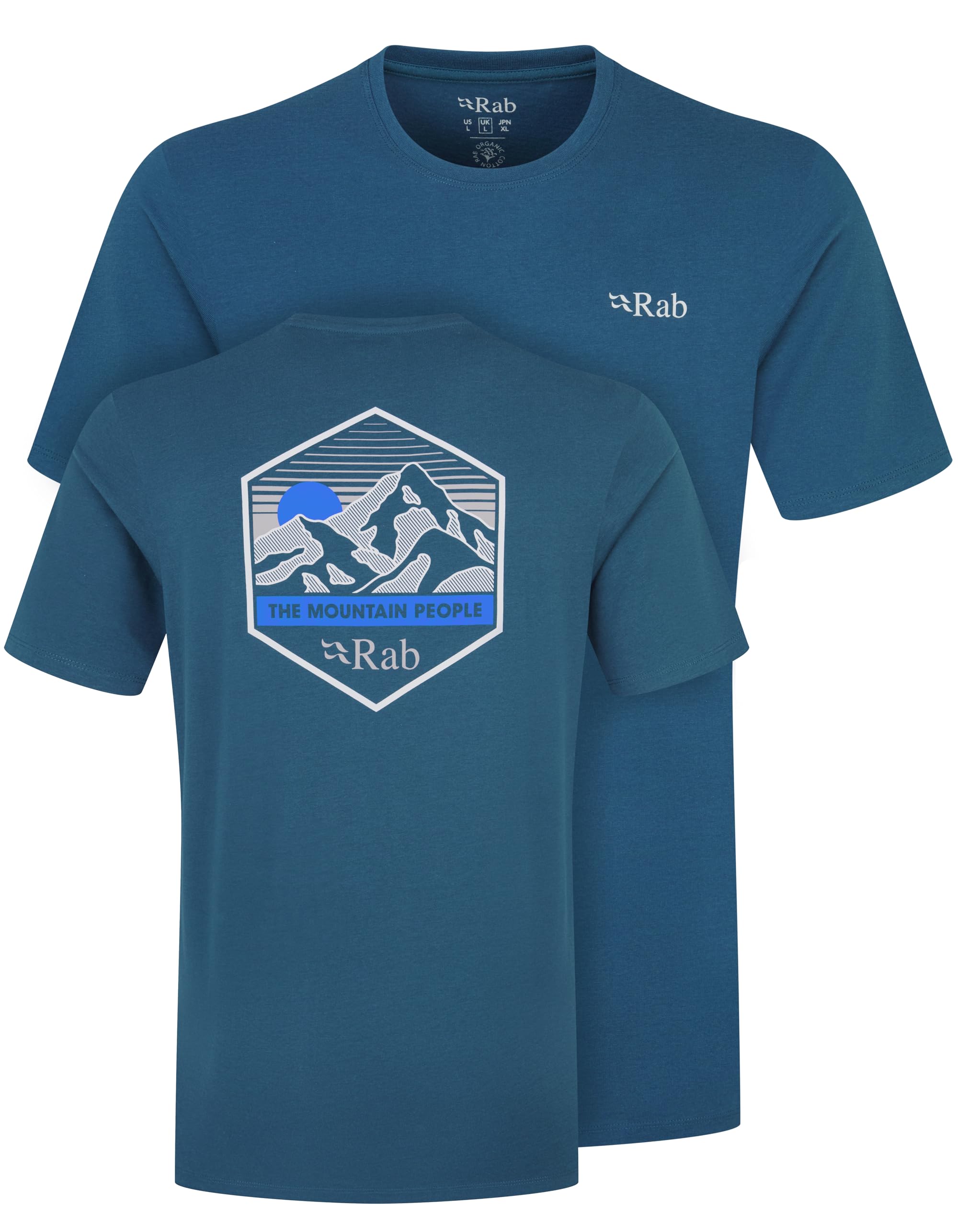 Rab Men's Bleu T-Shirt Stance Peak