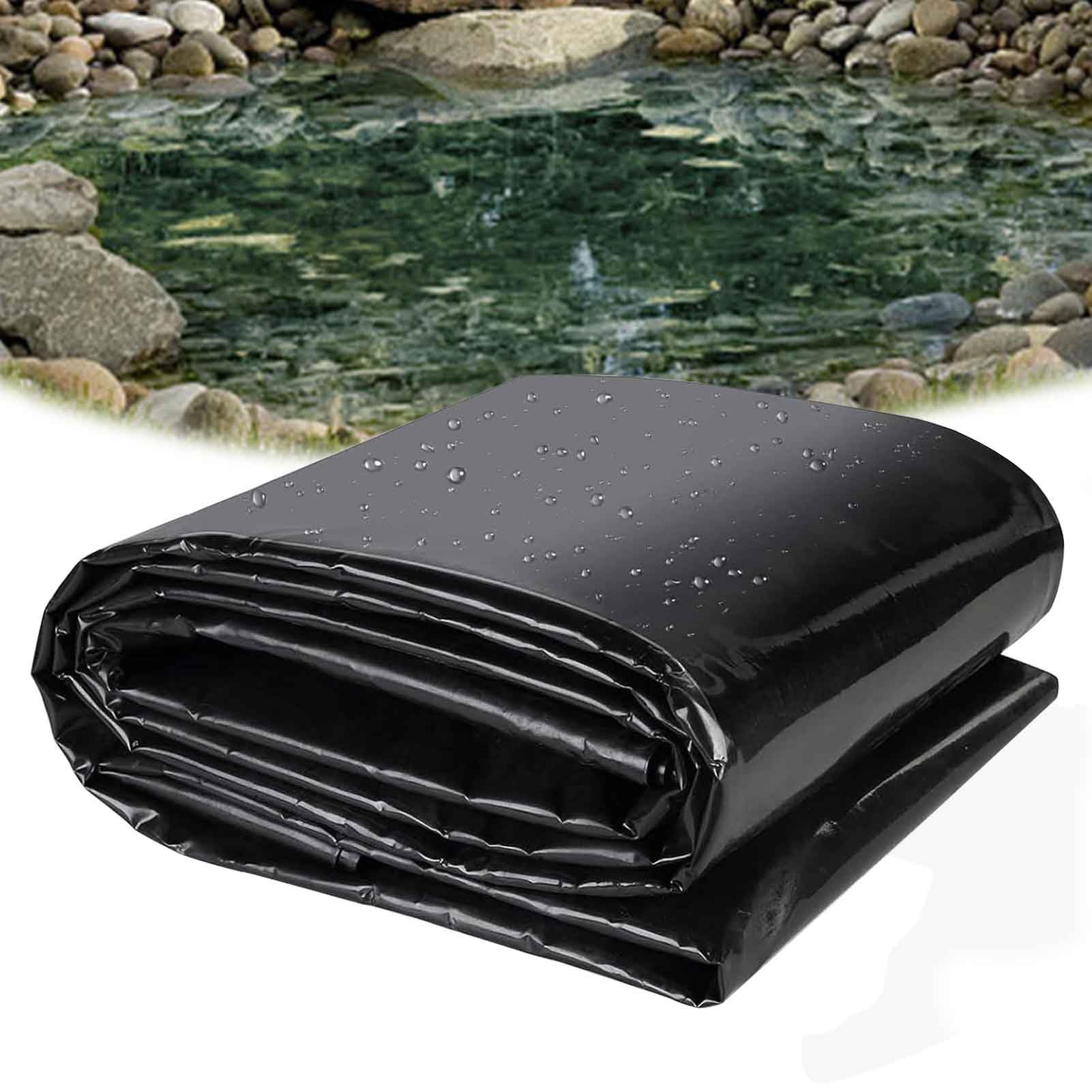Bâche pour bassin à koï 6x10m : créez votre fontaine et réservoir de jardin