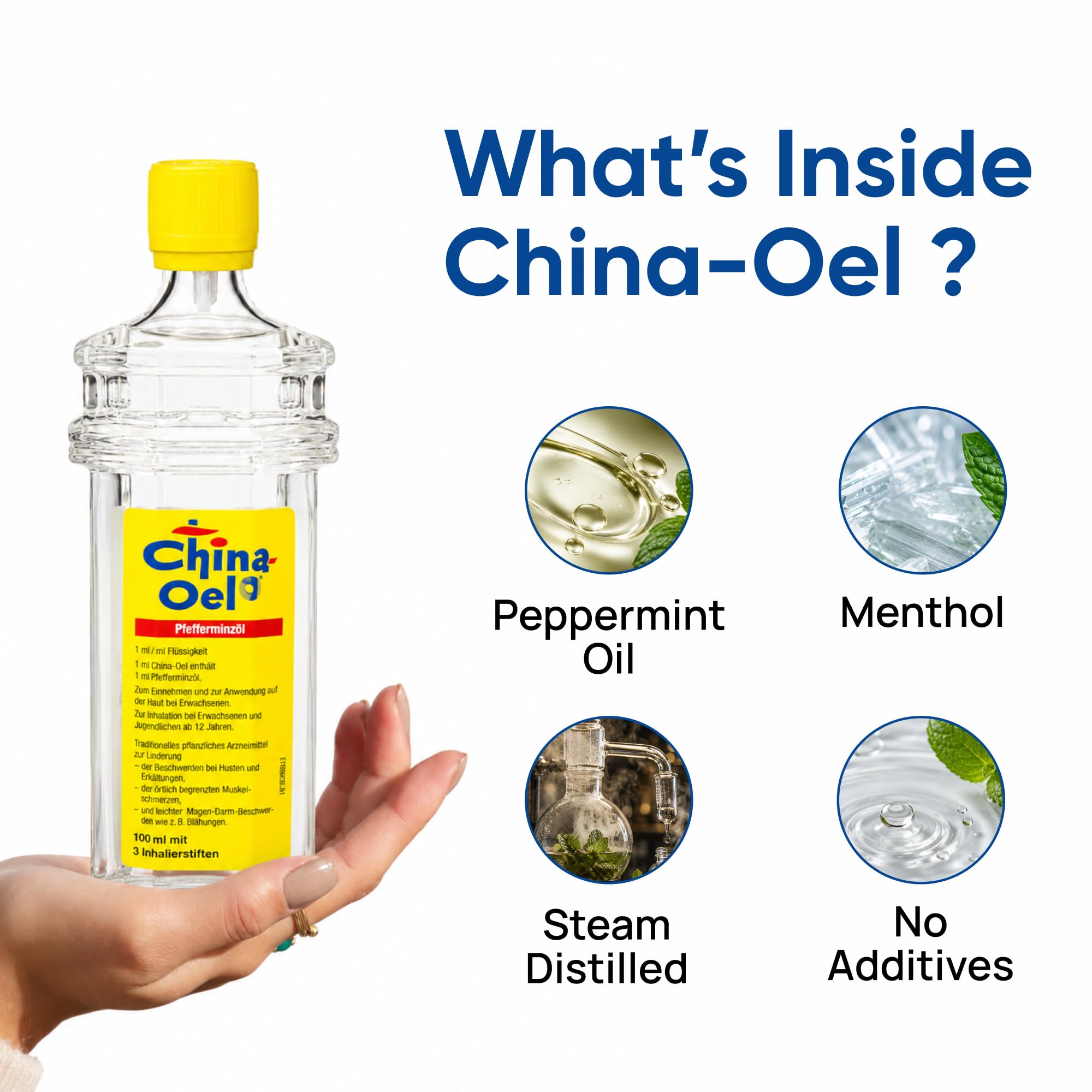 HENSITA CHINA OIL WITH INHALATOR