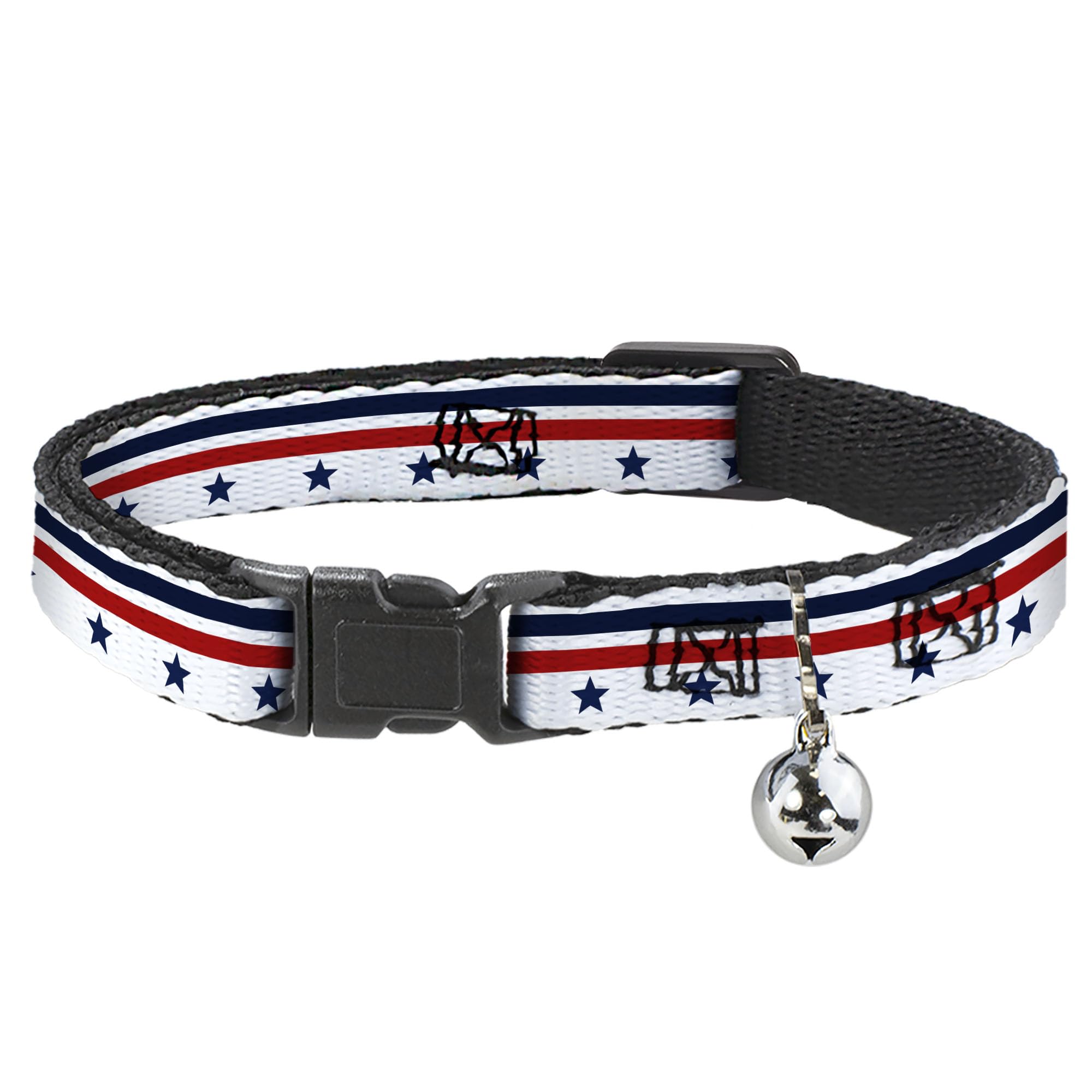 Collar para gato de 20 a 30 cm anticaídas con hebilla de liberación rápida de seguridad