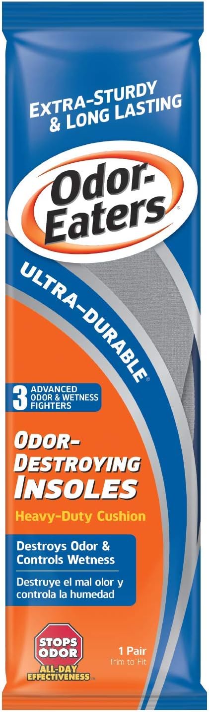 Odor-Eaters Ultra-Comfort Odour Destroying Insoles | 1 Pair U2013 White