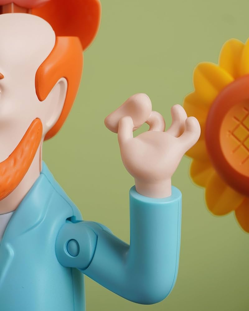 Amazon | QILICREATE アーティストシリーズオートマタ ゴッホ ヒマワリ