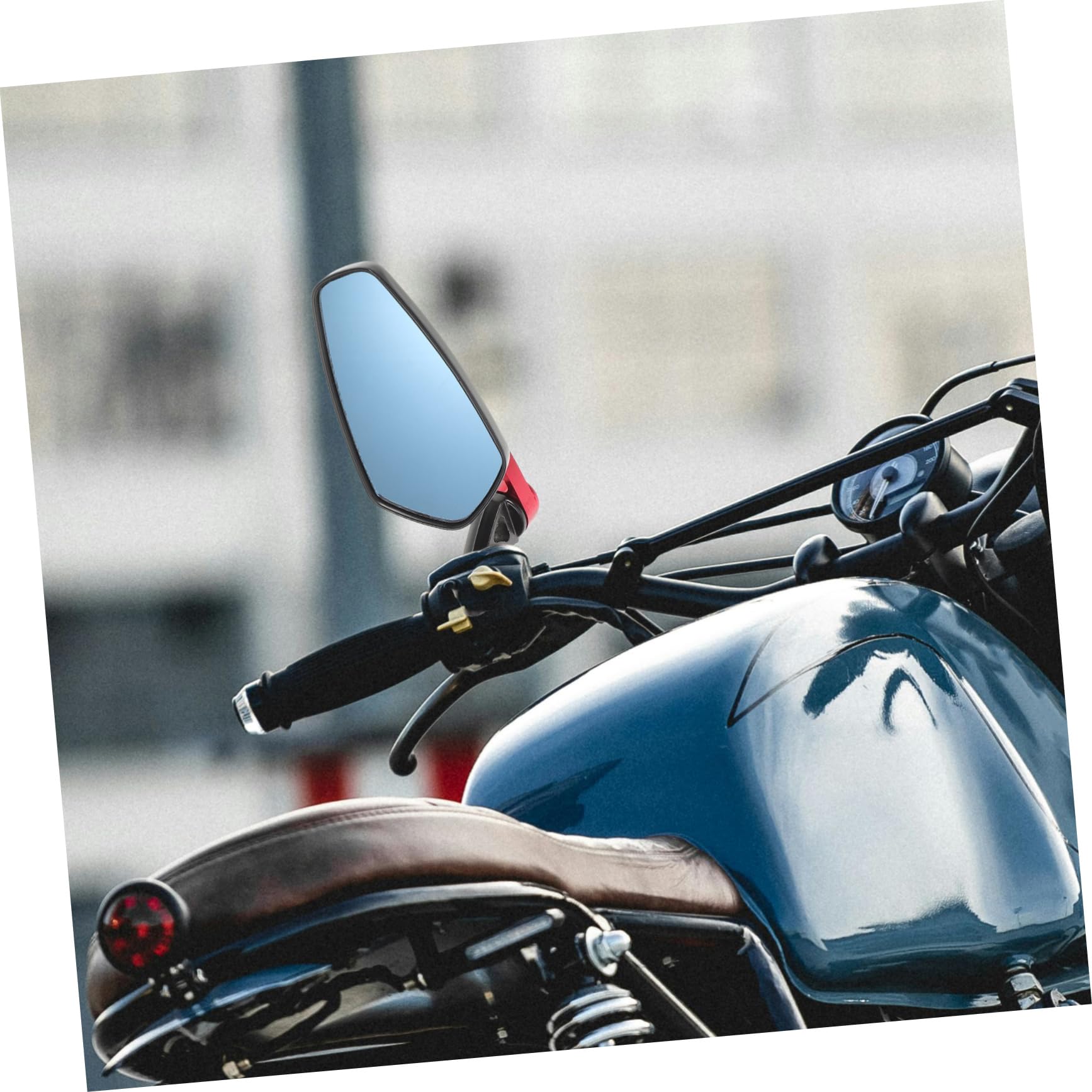 Sosoport 1 set Specchietti Retrovisori per con Design per Scooter e Biciclette Resistente e Affidabile Funzionali