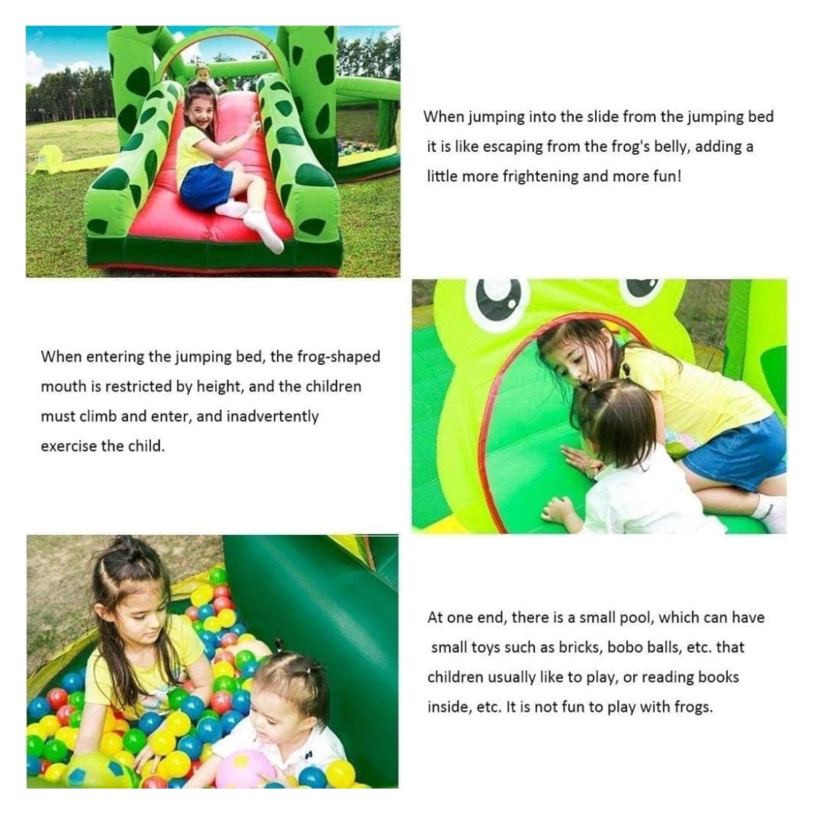 Castillo Hinchable, Y tobogán, Juguetes Cuadrados for Interiores y Exteriores de Naughty Castle