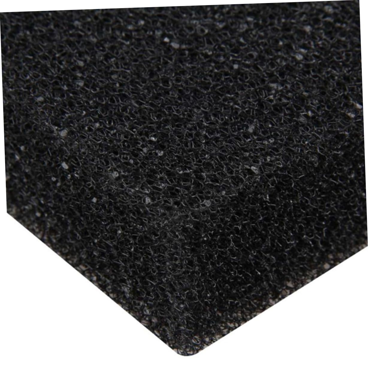 POPETPOP 2 Láminas de Filtro de Algodón Negro para Acuario, Accesorio para Tanque de Peces, Adecuado para Uso en Hogar y Tienda
