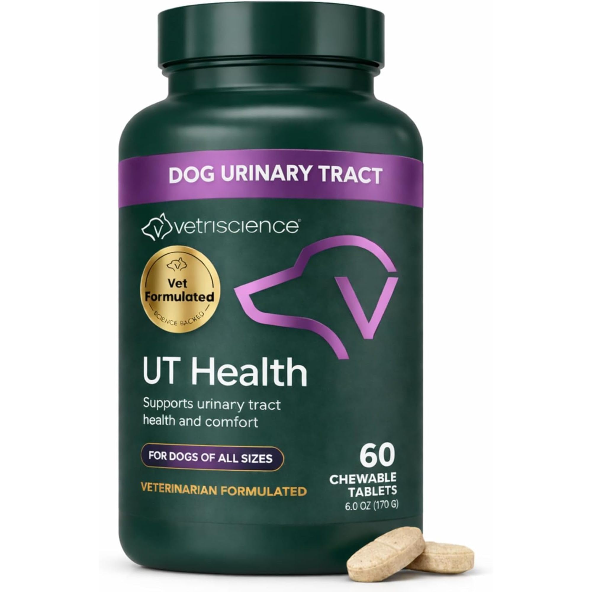 VetriScience Quick Action UT Health Chewable Tablets