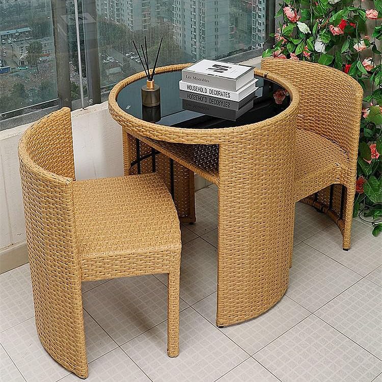 高級人工エラタン ガーデンテーブルチェア3点セット Amazon.co.jp: ガーデンテーブルセット 3点セット 高級人工ラタン