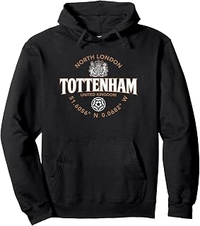 Tottenham North London Coordinates Label 2C Pullover Hoodie