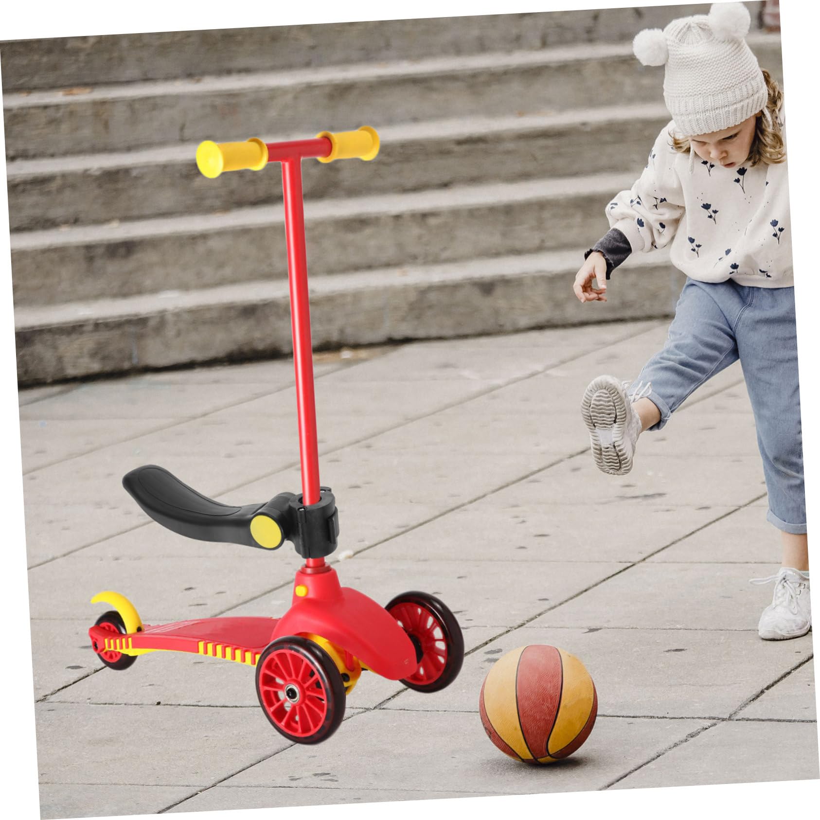 Asiento De Scooter Ajustable para Niños Sillín Desmontable y Portátil Espuma Viscoelástica Comodidad y Soporte Accesorio para Scooter Eléctrico Adecuado para Niños Paseos y Diversión