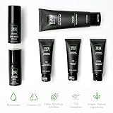 Tiege Hanley Set de cuidado de la piel para hombres, rutina antienvejecimiento, sistema nivel 3, lavado facial diario, exfoliante facial, dos hidratantes, crema para ojos y suero para una piel