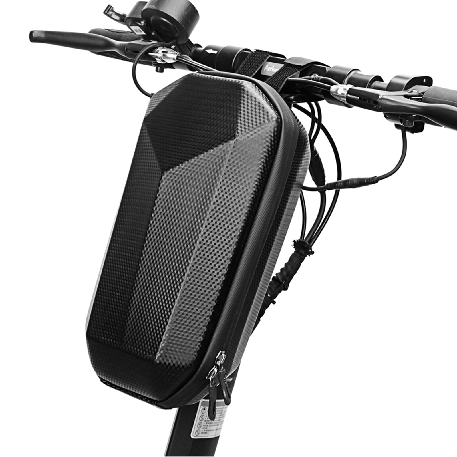 Scooter Handlebar Bag Hard Shell EVA Storage Bag for Folding Bike Electric Scooter