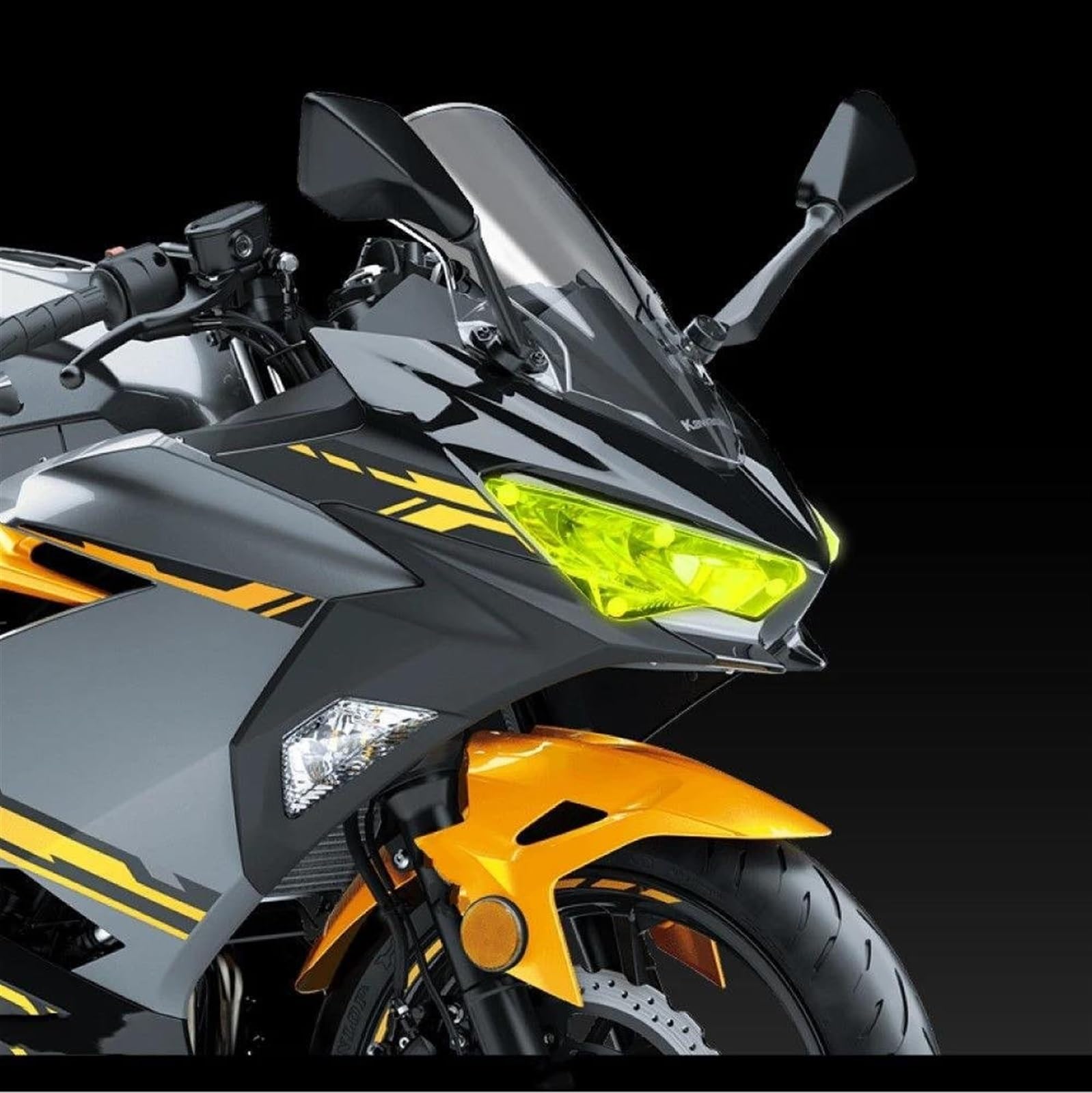 Amazon | オートバイのヘッドライトカバー に適合するZX-6R に
