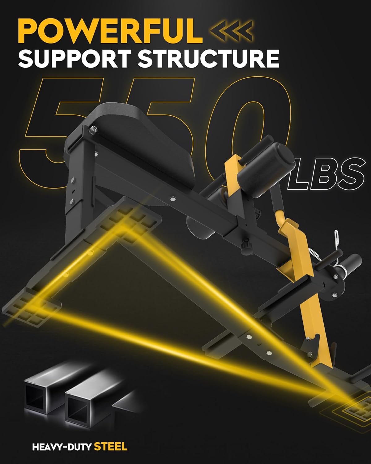 GuuG Calf Raise Machine Home Gym: Calf Machine Seated Calf Raise Machine Adjustable Calf Workout Machine Exercise Equipment