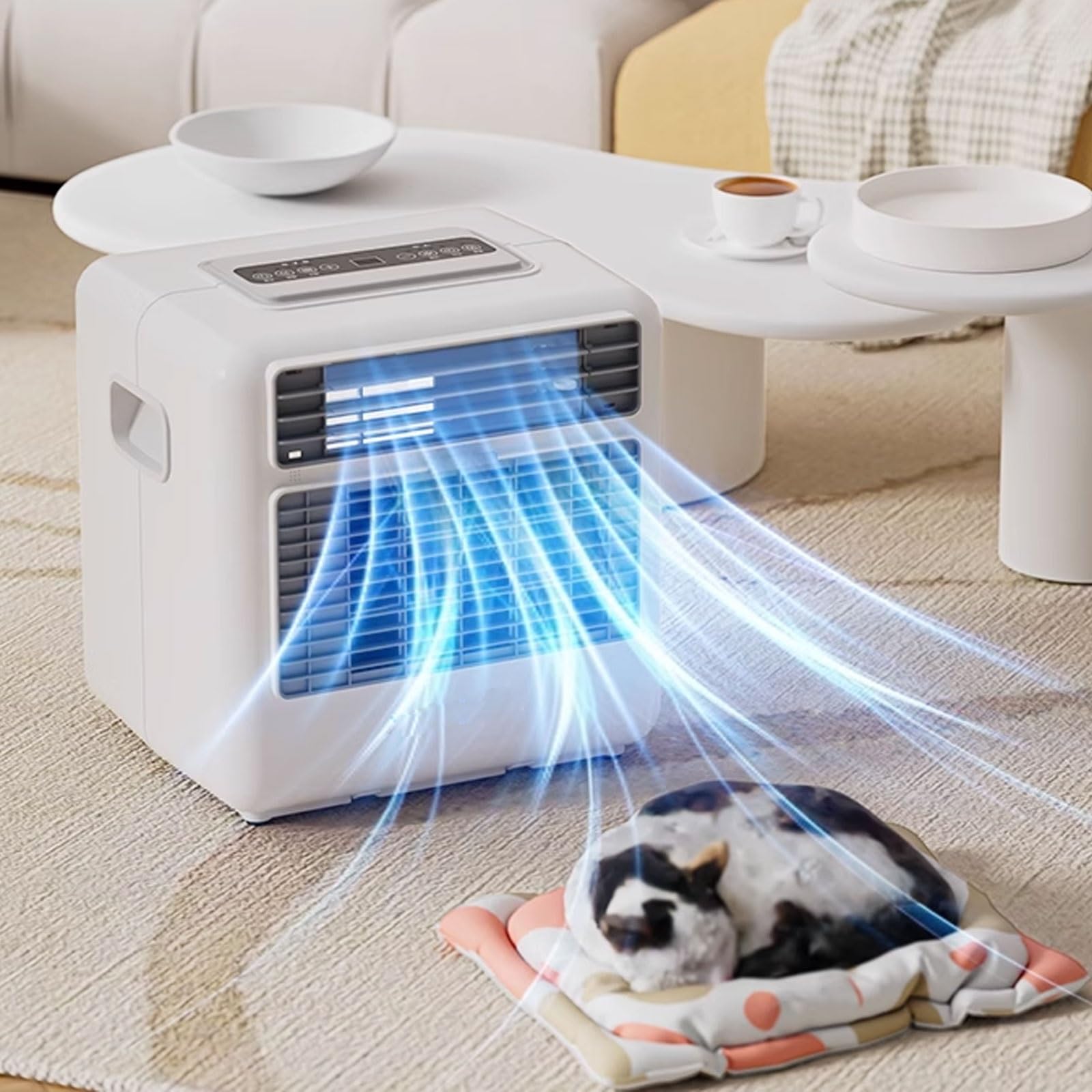 Portable Air Conditioners No Windows Needed Camping Ac with Keypad and Remote Control 3 Wind Speeds 12H Appointment